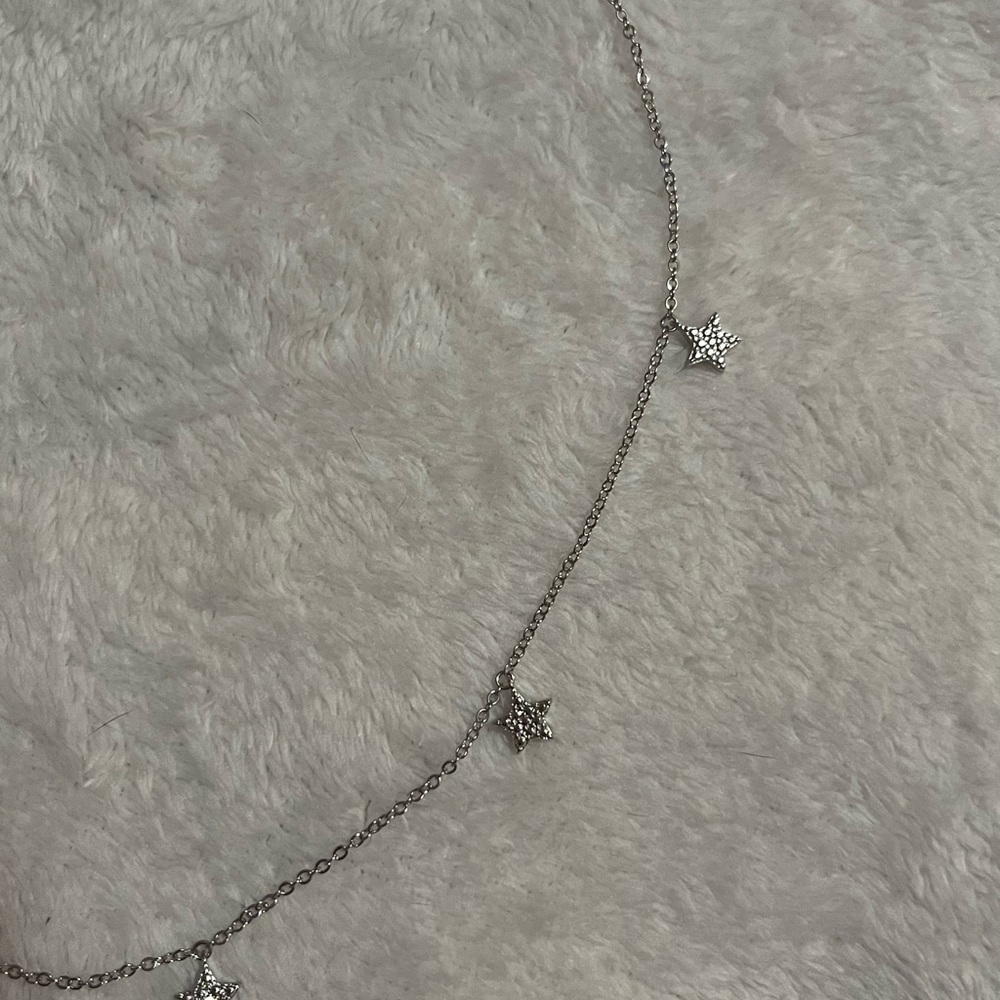 Silver Star Charm Necklace NWOT - Picture 3 of 8